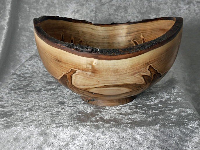 ambrosia maple natural edge bowl