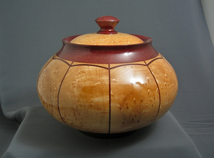 Stave Bowl, Birdseye Maple Bowl