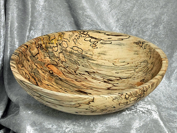 Spalted Maple Bowl Food-Safe Finish