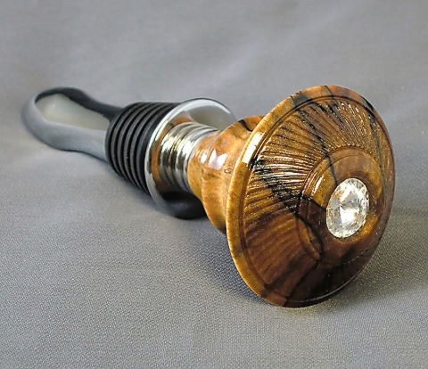 Spalted Maple Stopper