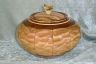 Quilted Maple and Black Cherry Stave Bowl