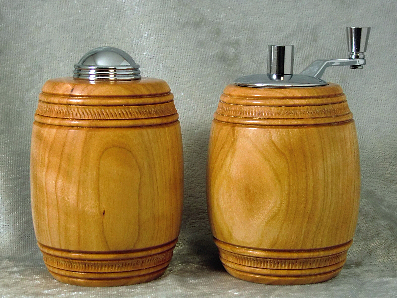 Combination Salt Shaker and Pepper Mill : Ted's Woodshop